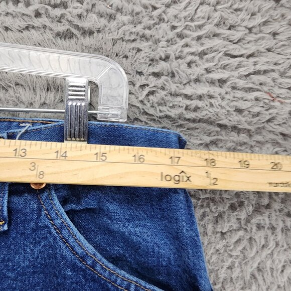 Wrangler Jeans Mens 36x36 Blue Cotton Mid Rise Bootcut *GUC* - Picture 5 of 11
